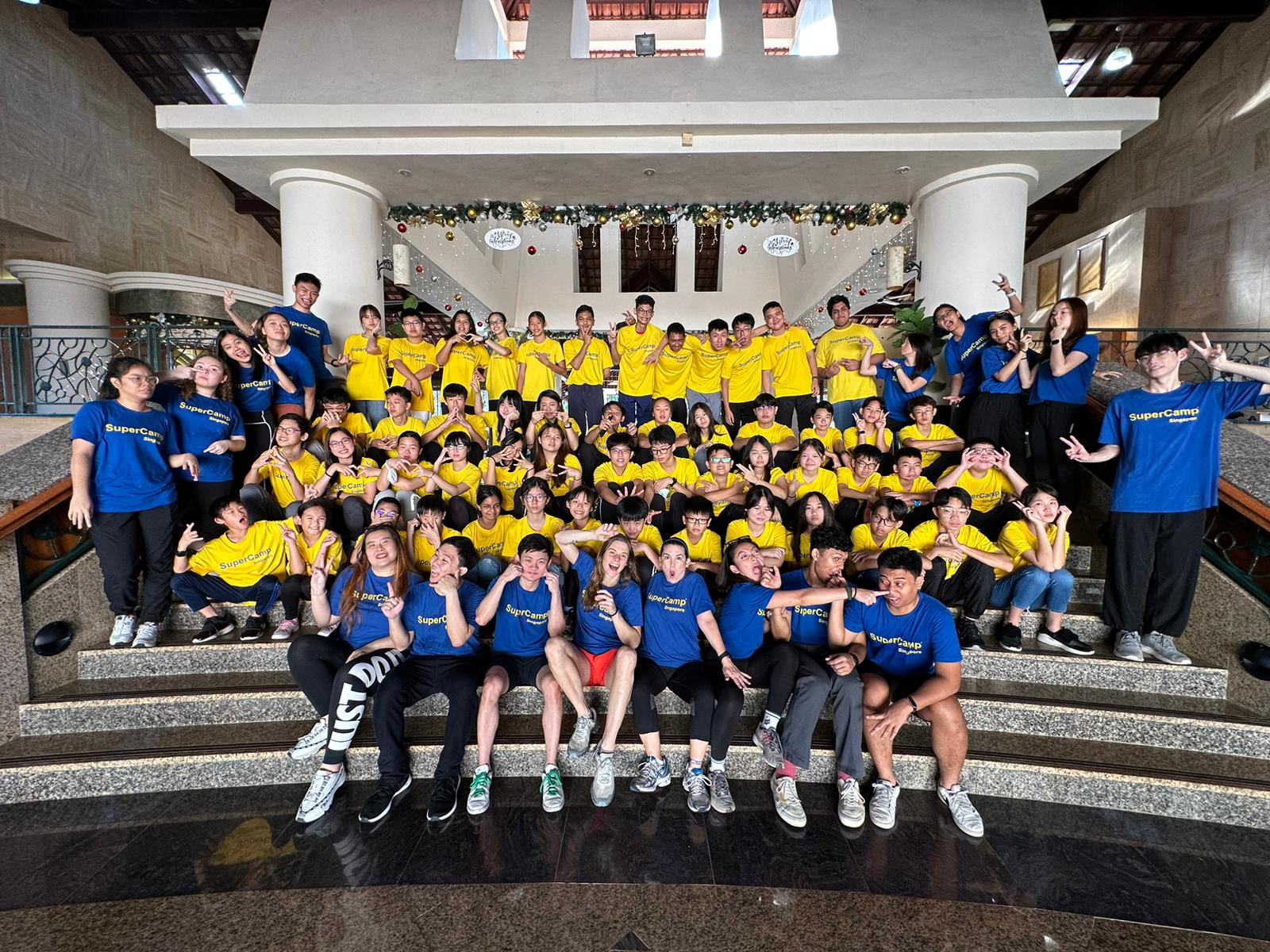 A group of SuperCamp graduates